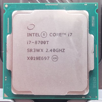 Intel SR3WX Desktop CPU 2.40GHz Hex Core i7-8700T Socket FCLGA1151 - USED TESTED
