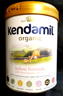 KENDAMIL ORGANIC INFANT FORMULA MILK BASED 0-12 MONTHS..28.2oz