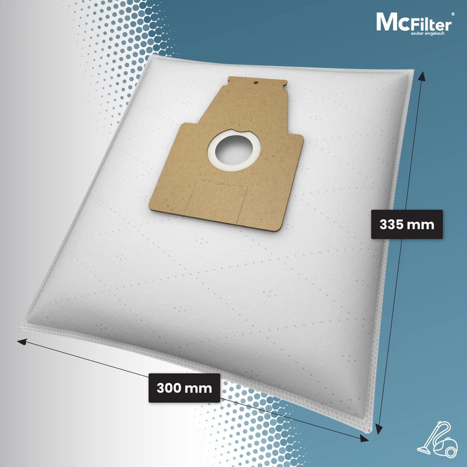 10x Staubsaugerbeutel HEPA Motorfilter geeignet für Bosch Ergomaxx Professional - Bild 3 von 4