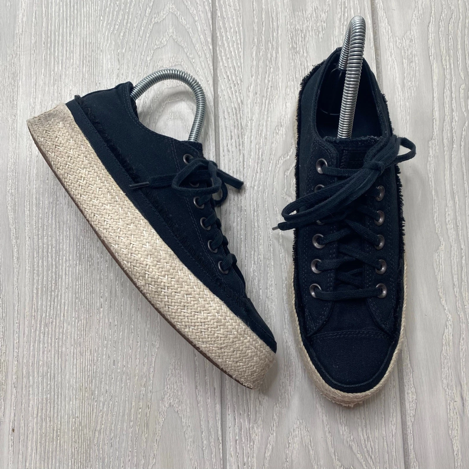 SNEAKERS CONVERSE CHUCK TAYLOR ALL STAR ESPADRILLAS BASSE TRAIL TO COVE NERE 8 5