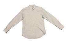 SUITSUPPLY Shirt Mens 40IT Egyptian Cotton Oxford Button Down White Blue Stripe