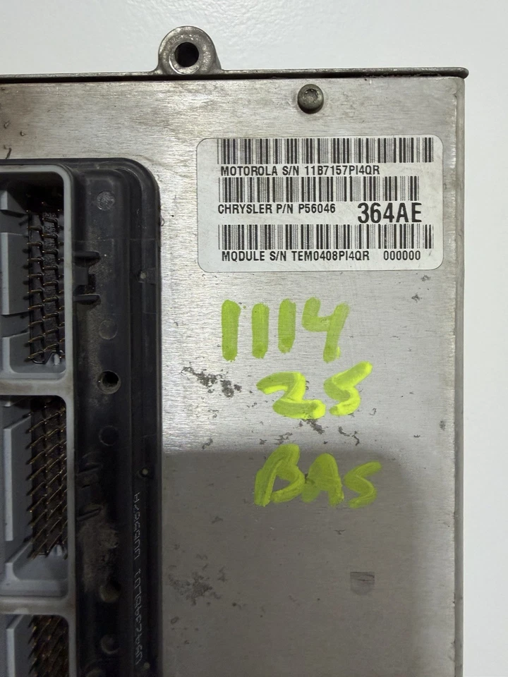 Компьютер двигателя (OEM) P56046364AE ECM PCM ECU 1998 Dodge Durango 5,2 л б/у - Изображение 3 из 4
