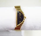 Vintage 1994 Seiko Japan 1F20-5D59 Rivoli Half Moon Ladies Watch 6.75" Works