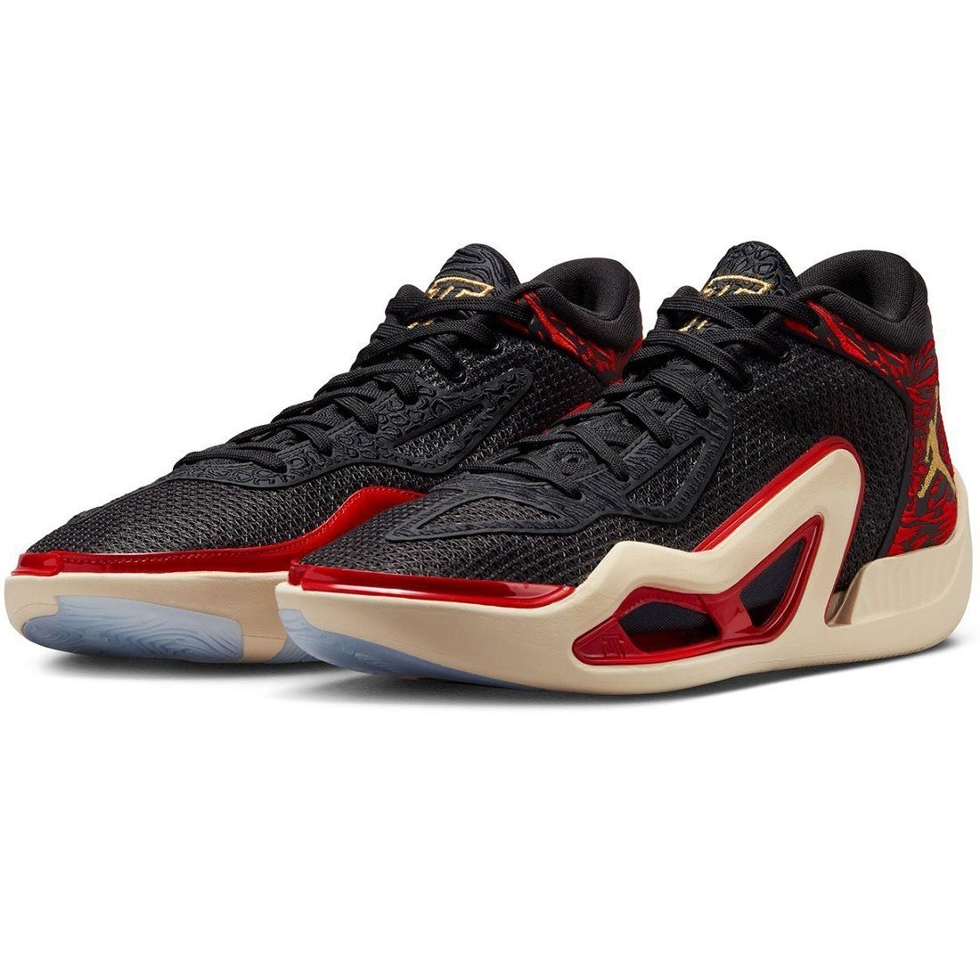 NIKE Men 9.0US Jordan Tatum 1 Pf Zoo Black/Red/Gold
