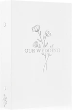 Wedding Photo Album 4X6 300 Pocket Photos Slip In, Linen Cover Large Capacity Ne