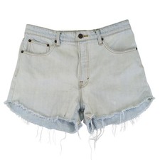 Lucky Brand Lucky Pins Short Denim Cutoffs High-rise Light Wash Women's Size 10
