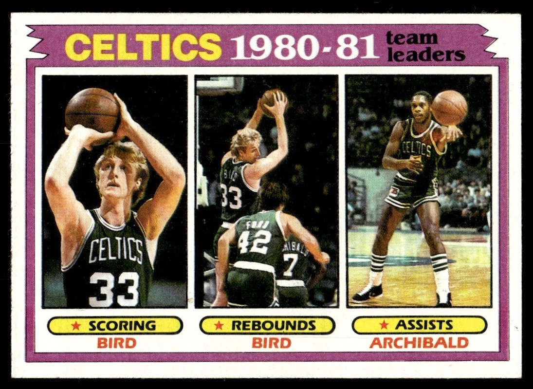 1981-82 Topps - Larry Bird/Tiny Archibald #45 for sale | eBay