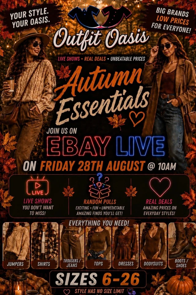 Autumn Essentials New With & Without Tags