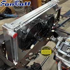 162 3 Row Radiator&Shroud Fan For Chevy Camaro 1970-1981/ Monte Carlo 1978-1987