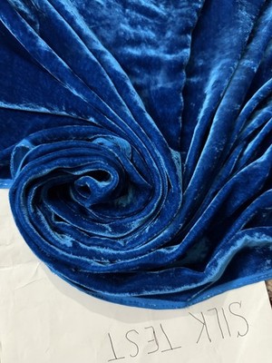 2m lang x 45'' SEIDENSAMT STOFF | WEICHER SEIDENSAMT für Kleid, Nähen, Kleid - V66