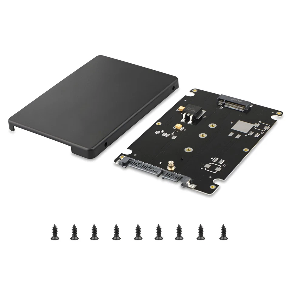 M.2 NGFF to SATA 3.0 Adapter Enclosure 6Gbps Support PCI-E B/M Key SSD - Image 3 of 4