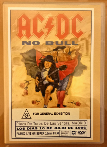 AC/DC NO BULL LIVE AT PLAZA DE TOROS MADRID AUSTRALIAN DVD | eBay Australia