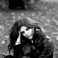 Italian Singer Milva Born Maria Ilva Biolcati Is In A Park & Looks OLD PHOTO