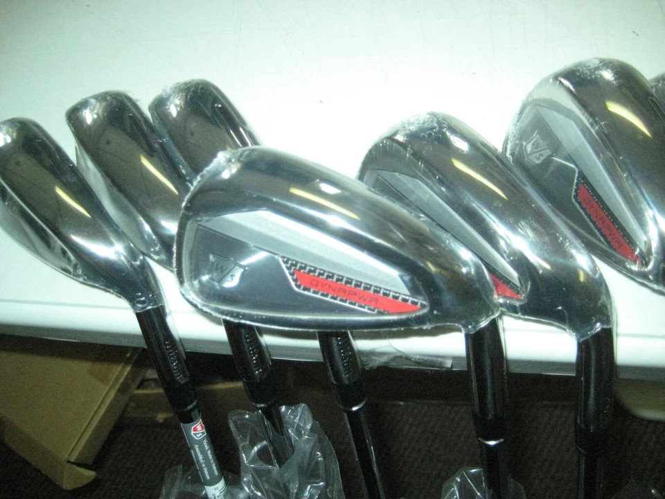 BRAND NEW Wilson Staff Dynapower iron set 5 thru pw,gw Steel regular Mens RH - Image 3 of 4