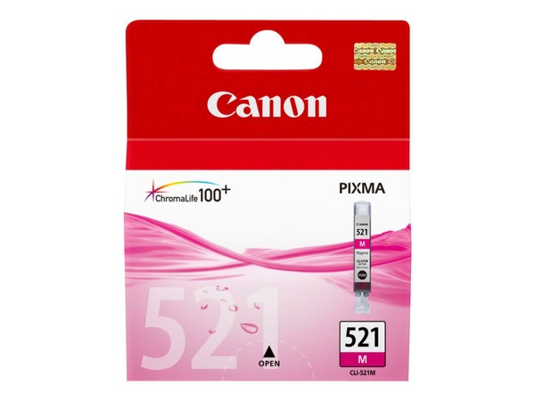 Tinte Canon CLI-521M Color Magenta IP4600/MP54 FüR Ip3600 Hersteller: Canon-image