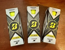Bridgestone Tour B-X Golf Balls (Optic Yellow, 3 Slvs) 9 Count NEW