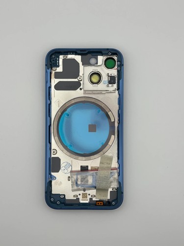 Coque arrière de remplacement pour iPhone 13 Mini - Style OEM (Bleu - SIM physique) - Photo 2 sur 2