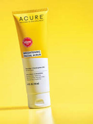 ACURE Brightening Facial Scrub |100% Vegan |For A Brighter Brightening