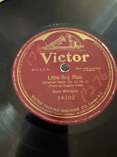 Victor 78 RPM Evan Williams - Little Boy Blue 64102 V+