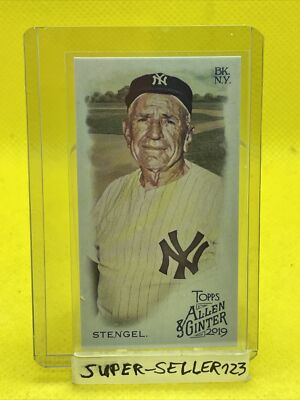 2019 Topps Allen & Ginter MINI CARD - CASEY STENGEL / Manager New York Yankees