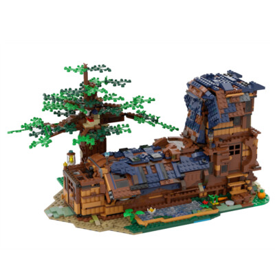 MOC: Modular Building: Shoe House with Interior for Collection 2417 Pieces