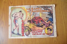 FUMETTO CARNERA LA BANDA DEL PACHIDERMA N. 17 ANNO II 1949 EDIZIONI TORELLI