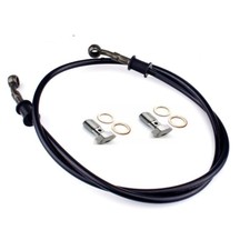 60 Stainless Braided Hydraulic Brake Hose Line Scooter Atv Dirt Bike Go Kart