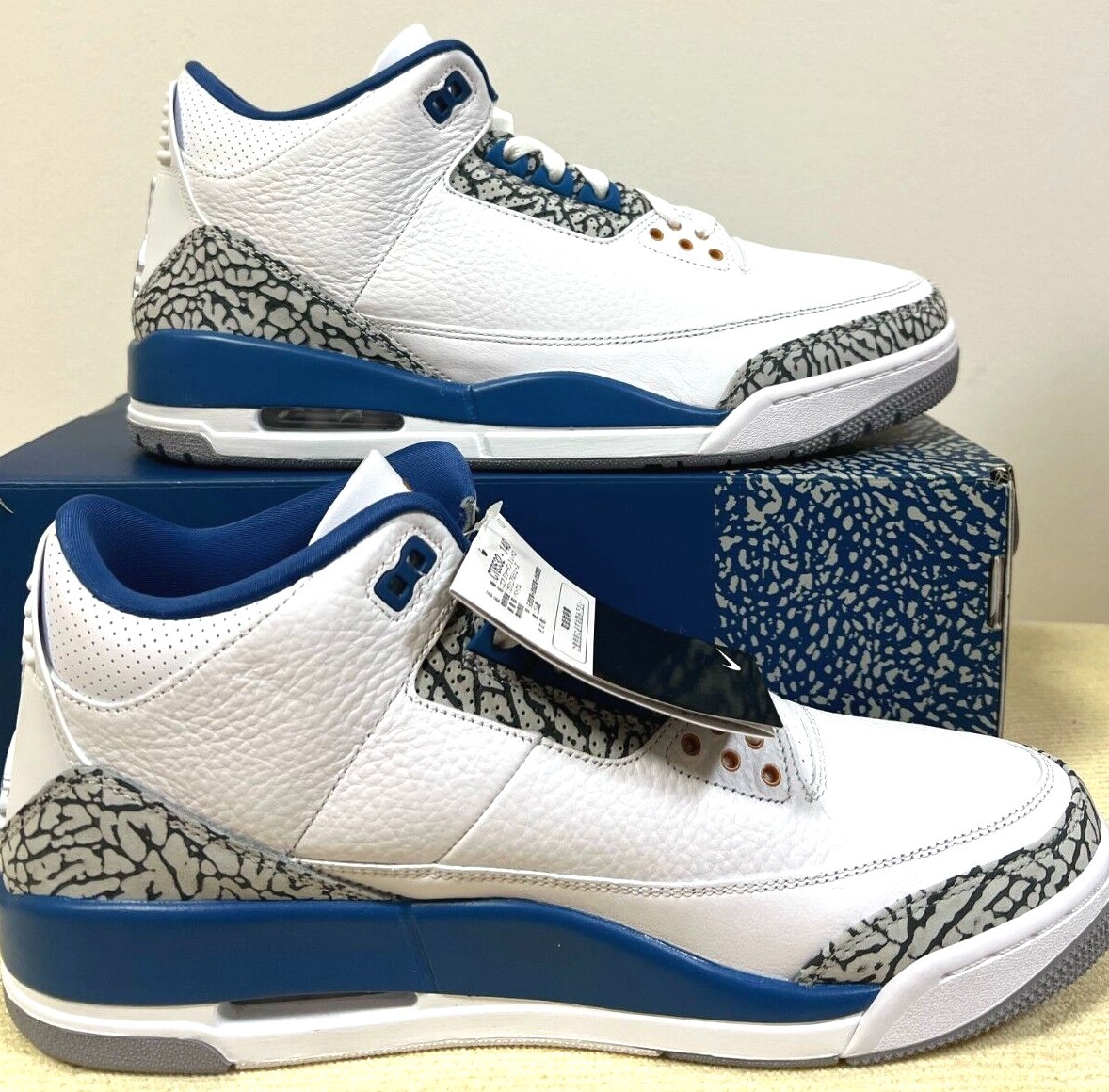 Nike Air Jordan 3 Retro CT8532-148 Wizards True Blue Nike Air Jordan 3 Retro CT8532-148 Wizards True Blue