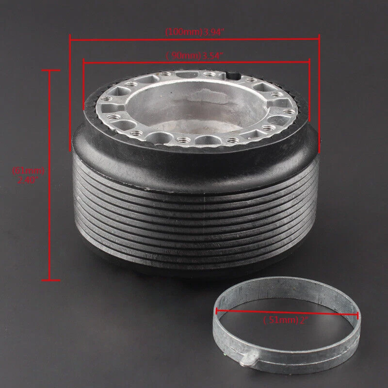 Adaptador de cubo de volante de carreras Boss para Mazda MIATA 323 626 B2200 B2000- MX5 Foto 3 de 4