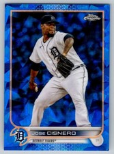 2022 Topps Chrome Sapphire Jose Cisnero Detroit Tigers US31