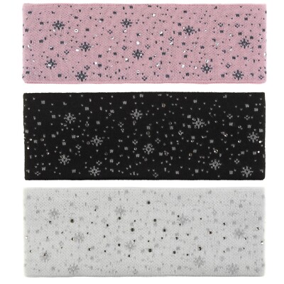 Eisbär Stirnband Kopfband Rana Crystal STB Merinowolle Headband Damen