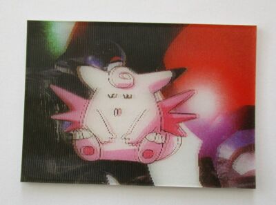 Pokemon Clefable 2-06 3D Card Meiji Nintendo Japanese | eBay