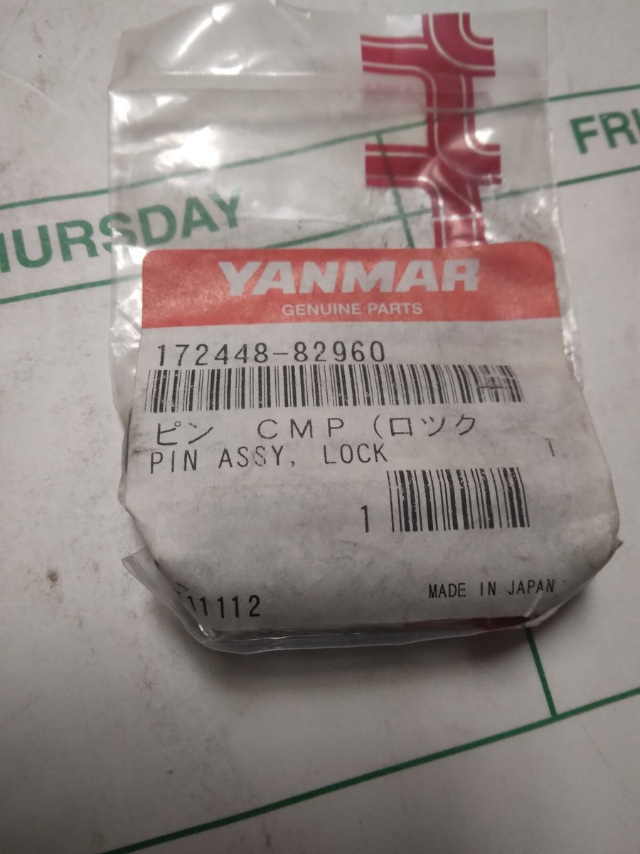 Yanmar 172448-82690 Lock Pin Assy New Oem Bucket Tooth | eBay