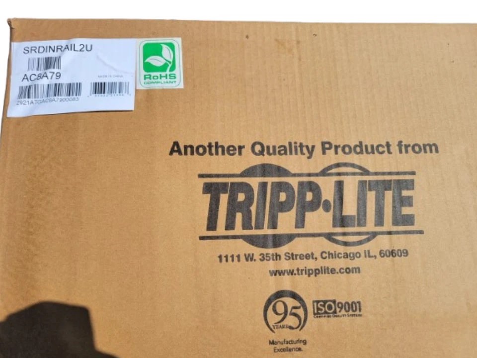 TRIPP LITE Series Smartrack Adjustable Rack-Mount Din Rail Kit Top SRDINRAIL2U - Image 2 of 4