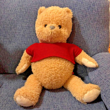 Disney Winnie the Pooh Movie Christopher Robin Plush Doll Life size Japan