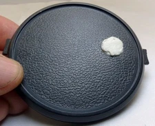 72mm Front lens cap cover snap on type plastic black  9220004