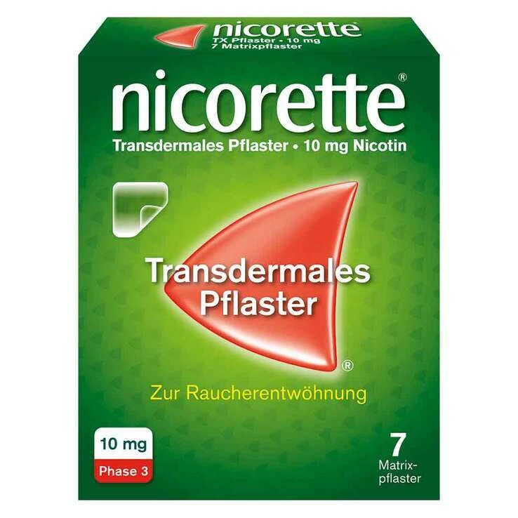 nicorette Nikotinpflaster, 10 mg Nikotin · 7 St · PZN 03273313