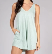 NIP Women’s Salt Life Beach Babe Tank Dress - Fresh Mint Green - Large