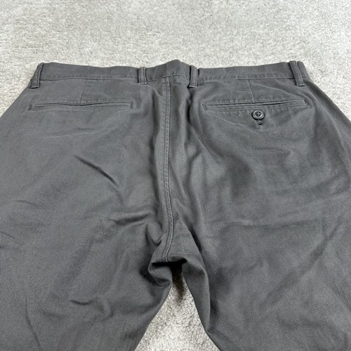 Pantalone J Crew Uomo 33x33 Grigio 484 Slim Flex Elasticizzato Chino Business Tag 32x34 - Foto 12 di 15