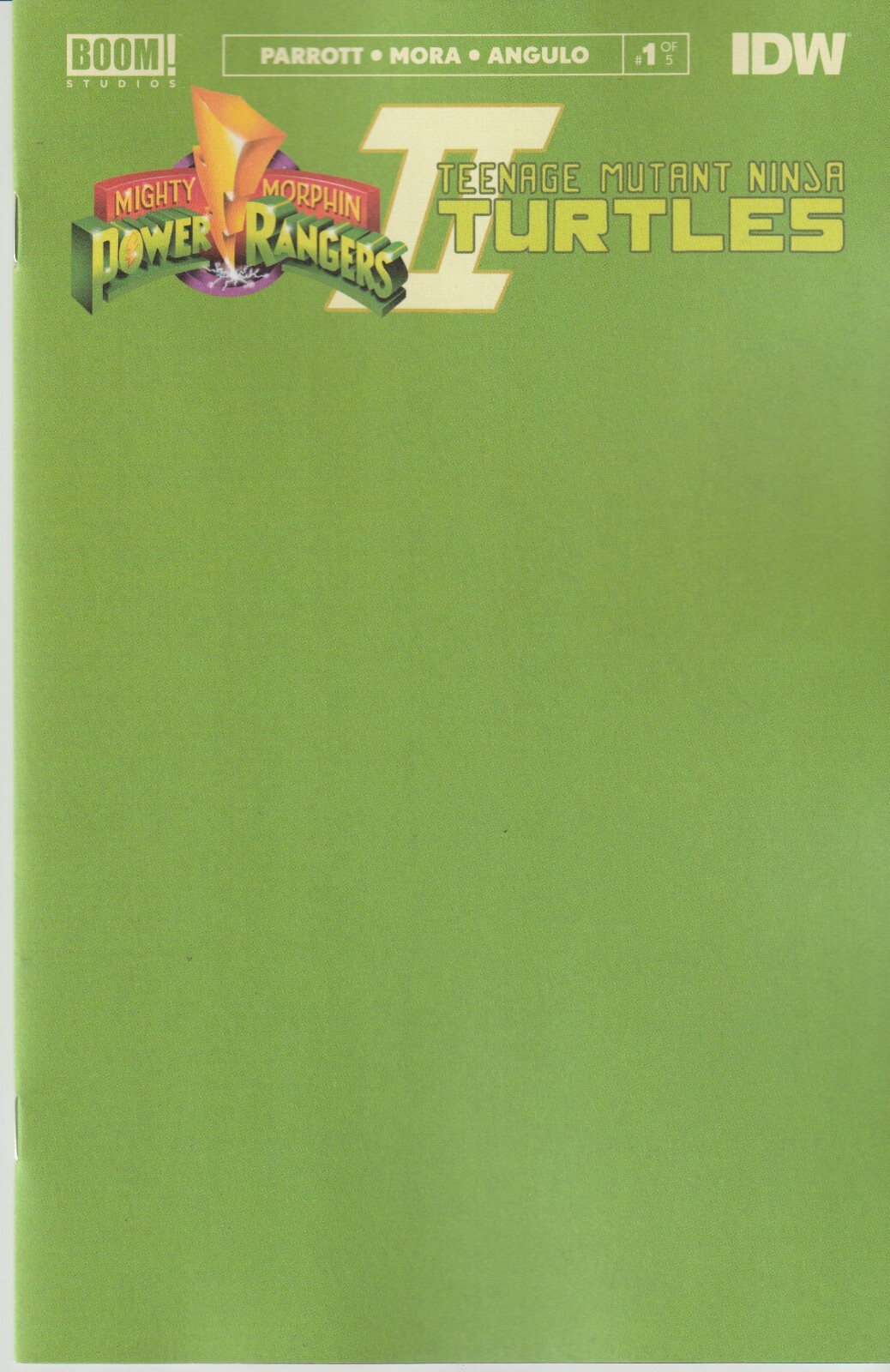 BOOM STUDIOS & IDW MMPR TMNT II #1 DECEMBER 2022 SKETCH VARIANT 1ST PRINT NM
