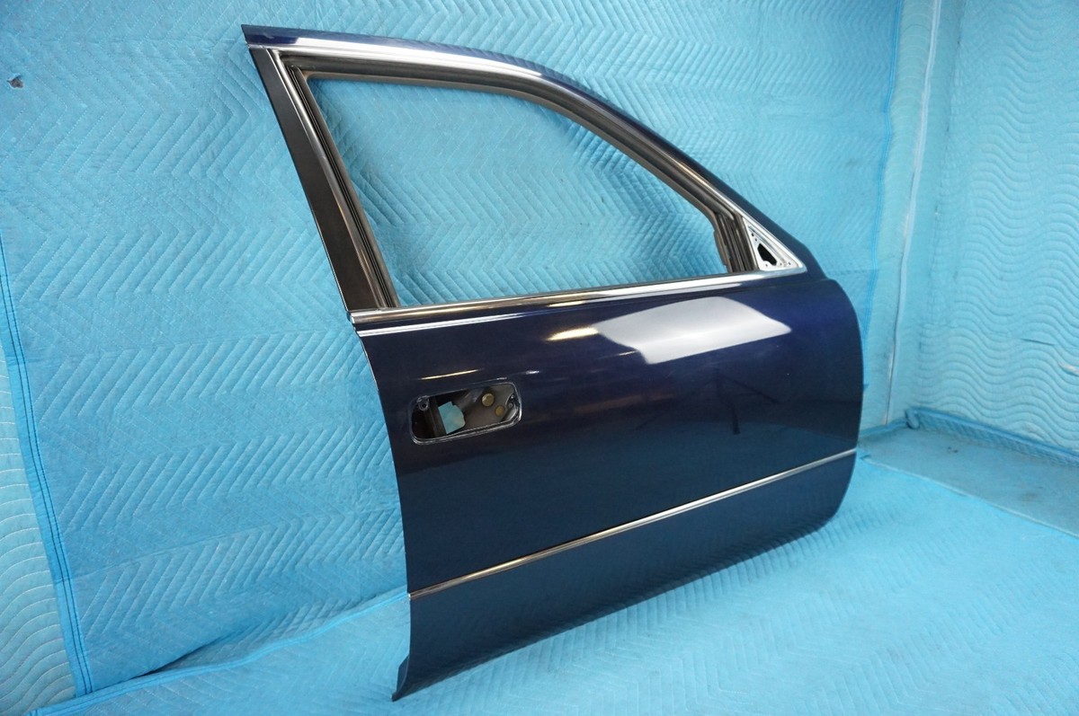 Lexus LS400 Front Passenger Door W/ Moulding Dark Blue: 8L4 1995