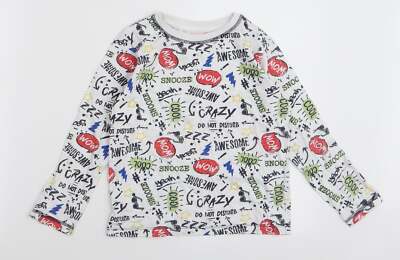 Dunnes Stores Jungen T-Shirt mehrfarbig 100 % Baumwolle Jersey Größe 7-8 Jahre