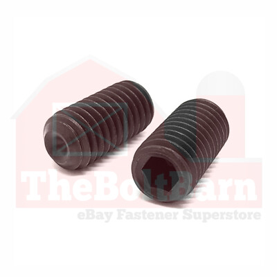 #ad M10 1.5 Class 45H Cup Point Socket Set Screws Black Oxide Pick Length amp; Qty $135.08