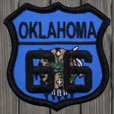 Oklahoma Embroidered Patch — Iron On