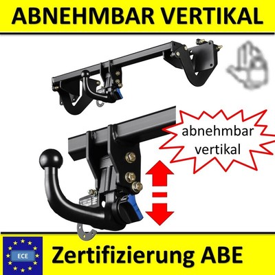 Anhängerkupplung abnehmbar vertical für Opel Combo D L1 L2 2015-2018