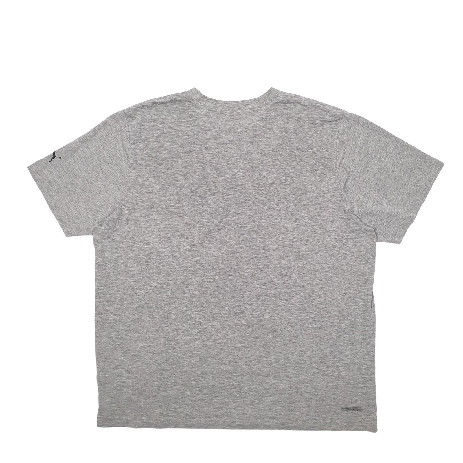 PUMA Grey T Shirt Tee Spellout Short Sleeve Cotton Blend Mens XL image 4