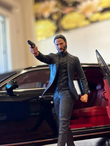 1/18 Figure John Wick Baba Yaga, Diorama For Diecast Model Car BBR, Auto Art