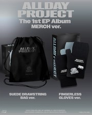 ALLDAY PROJECT 1st EP Album MERCH DRAWSTRING BAG/FINGERLESS GLOVES Ver. SEALED
