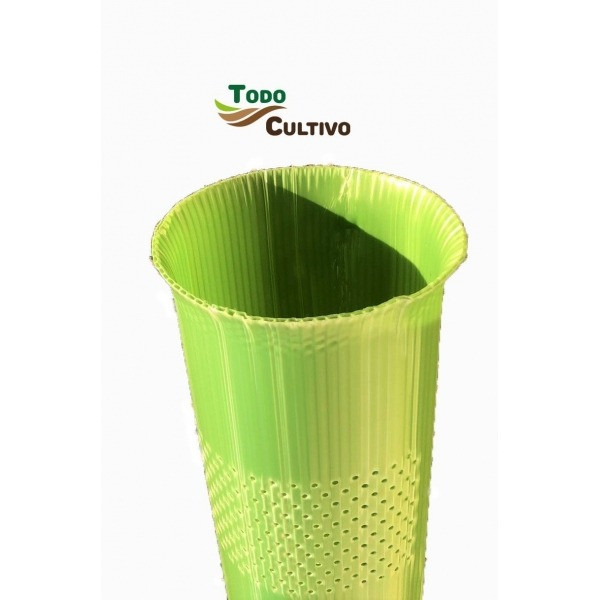 Protector de árbol o plantas perforado y biselado 150 cm. altura Pack 20 und.