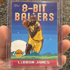 Topps 2025-26 8-Bit Ballers LeBron James 8B-19 Basketball Los Angeles Lakers